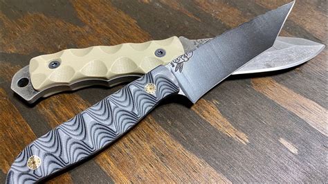 Half faced blades - Just a quick blade talk on my new Half Face Blades SHPOS Gen 2 Folder. Really like the titanium handle. Blade is S35VN steel. Super light weight and razor sh...